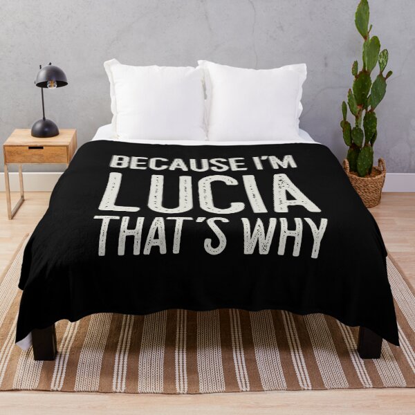 Item preview, Because I’m Lucia That’s Why Funny Personalized Name designed and sold by MariosNydras.