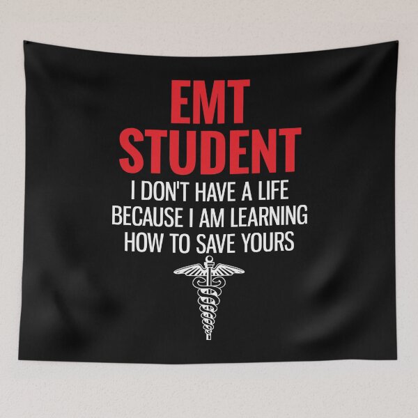 Item preview, EMT Student Funny Paramedic I Don't Have A Life I'm Learning To Save Yours designed and sold by TooFlyDesign.