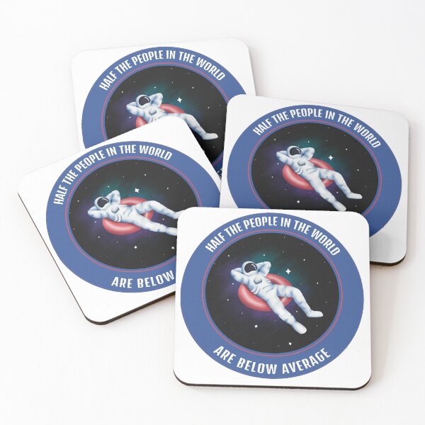 Item preview, Astro-thoughts - Half the people in the world are below average designed and sold by Retro-Recall.