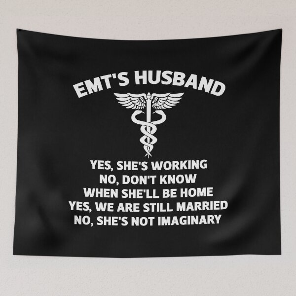 Item preview, EMTs Husband Cute Paramedic Couple Gift designed and sold by TooFlyDesign.