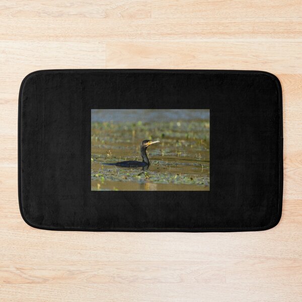 Item preview, Cormorant Swimming On Lago Di Alviano Umbria Italy Premium T-Shirt designed and sold by rosebell76.