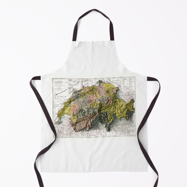 Item preview, 1880 Switzerland Relief Map 3D digitally-rendered designed and sold by ThinkAboutMaps.