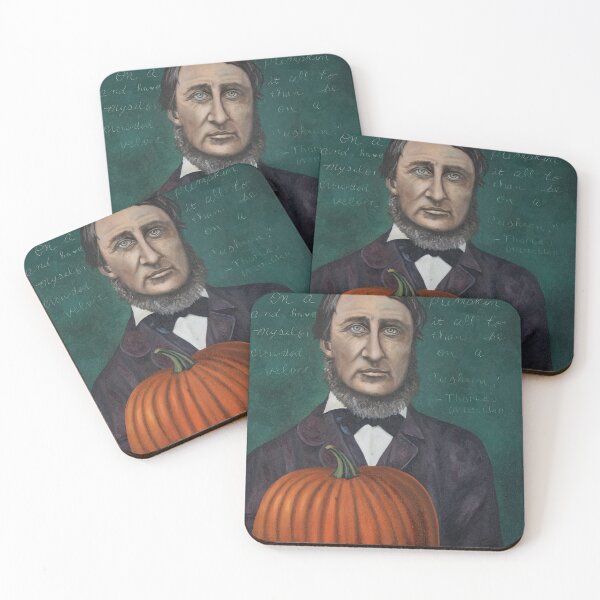Item preview, Thoreau With Pumpkin designed and sold by LeahSaulnier.