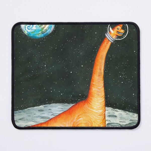 Item preview, Dinosaur astronaut explores the moon designed and sold by Kelley-Art.