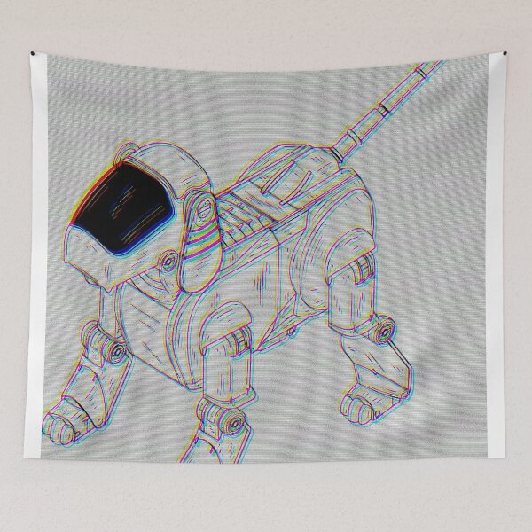 Item preview, Robot Dog y2k Glitch designed and sold by BioDigital-Jazz.