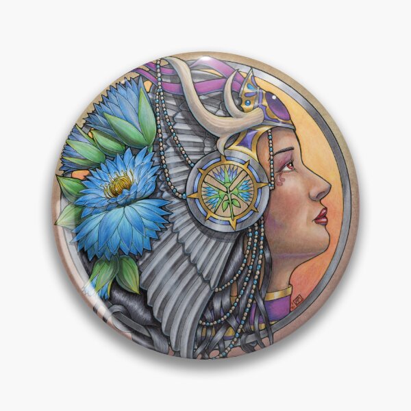 Item preview, Ibiri the Ebon Queen by Bobbie Berendson W designed and sold by Metallic Visions.