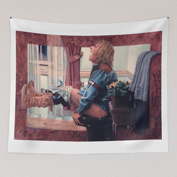 Item preview, Dumber Harry toilet scene poster designed and sold by headkatie.