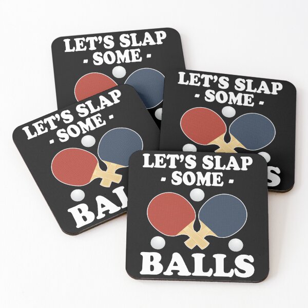 Item preview, Lets Slap Some Balls Ping Pong designed and sold by TooFlyDesign.