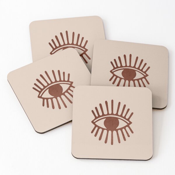 Item preview, Boho Eye Art | Terracotta Boho Decor designed and sold by thelustrous.