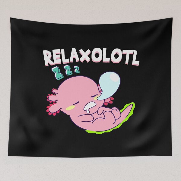Item preview, Relaxolotl Funny Cute Axolotl designed and sold by TooFlyDesign.