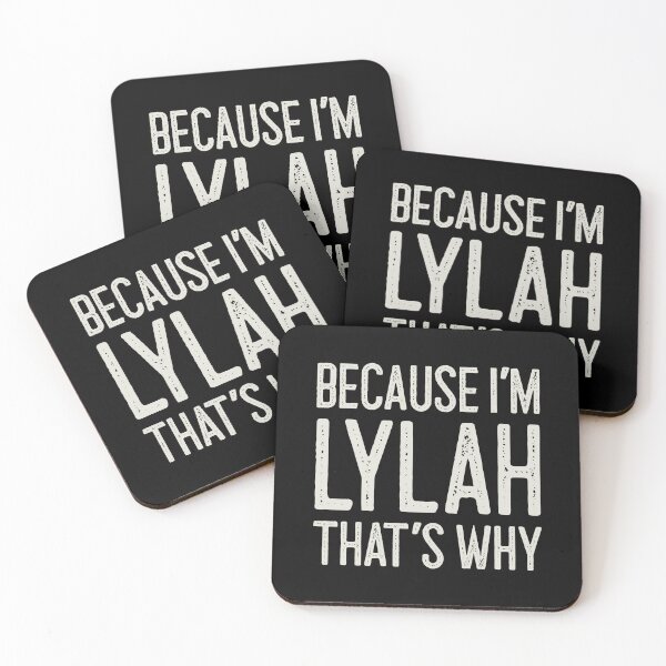 Item preview, Because I’m Lylah That’s Why Funny Personalized Name designed and sold by MariosNydras.