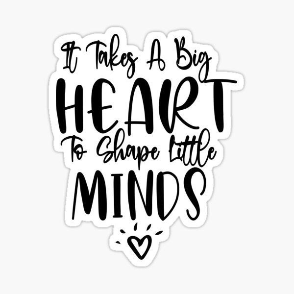 Se necesita un gran corazón para formar pequeñas mentes: Regalos Originales  Para Profesores , Perfecto Para Tomar Notas, Escribir Pensamientos