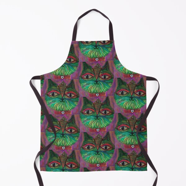 Item preview, Medium Max Cat - Whimsical, colorful , sweet faced, abstract cat design designed and sold by Mary Egan.
