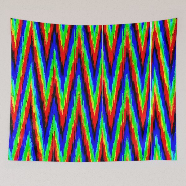 Item preview, Uzbek Ikat modern designs ikat patterns - Uzbek Ikat designs designed and sold by LeFabriqueOuz.