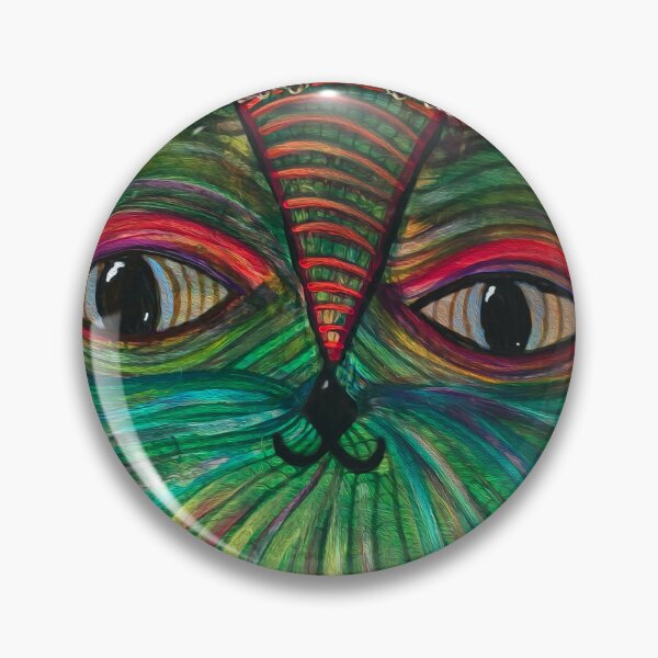Item preview, Medium Max Cat - Whimsical, colorful , sweet faced, abstract cat design designed and sold by Mary Egan.