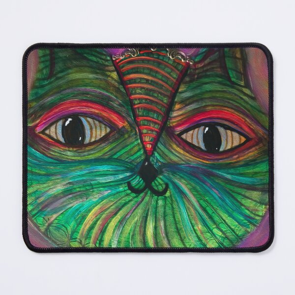 Item preview, Medium Max Cat - Whimsical, colorful , sweet faced, abstract cat design designed and sold by Mary Egan.