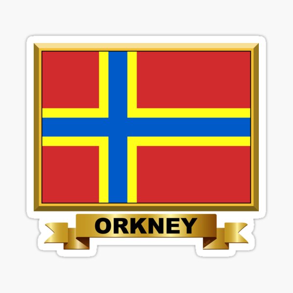 Item preview, ORKNEY Flag Gifts, Masks, Stickers & Products (N) designed and sold by mpodger.