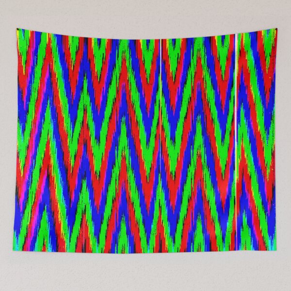 Item preview, Uzbek Ikat modern designs ikat patterns - Uzbek Ikat designs designed and sold by LeFabriqueOuz.