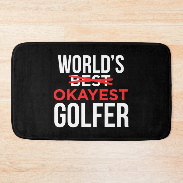Item preview, Worlds Okayest Golfer Funny Golf designed and sold by TooFlyDesign.