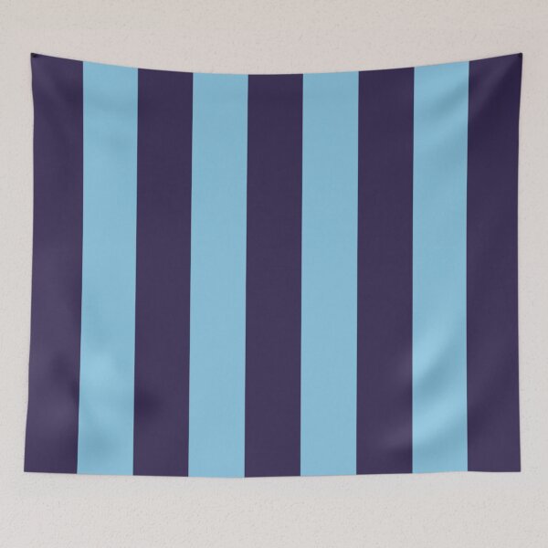 Item preview, Medium NAVY and BABY BLUE Vertical STRIPES designed and sold by RachelMacht.