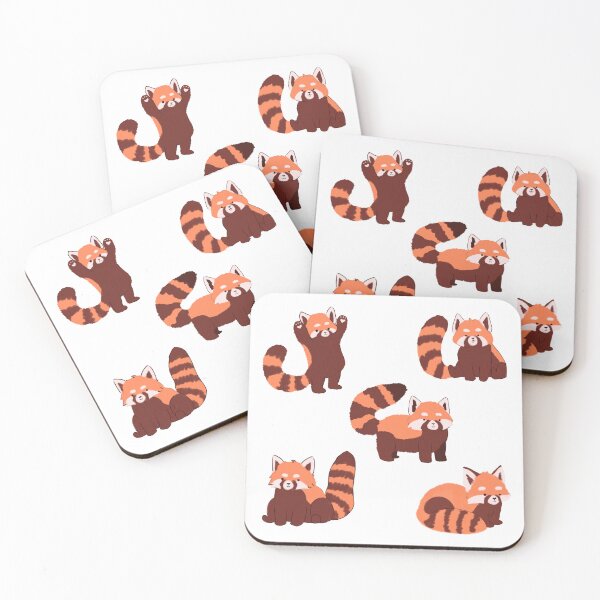 Artikelvorschau, Roter Panda. Niedliche Pack-Cartoon-Illustration entworfen und verkauft von Yarafantasyart.