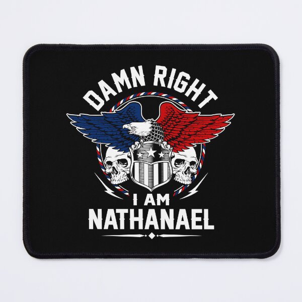 Item preview, Nathanael Name T Shirt - Damn Right I Am Nathanael Gift Item Tee designed and sold by stacyarmst.