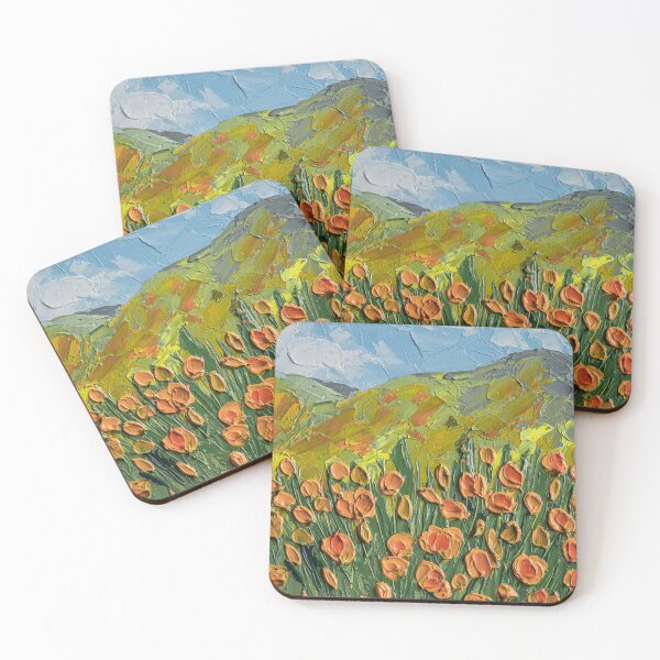 Item preview, California poppy fields designed and sold by ArinasFineArt.