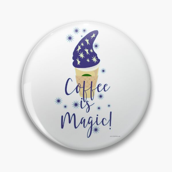 Item preview, Coffee Is Magic Mocha Wizard Cartoon Slogan designed and sold by mytshirtfort.