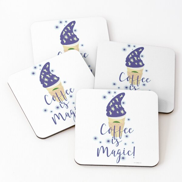 Item preview, Coffee Is Magic Mocha Wizard Cartoon Slogan designed and sold by mytshirtfort.