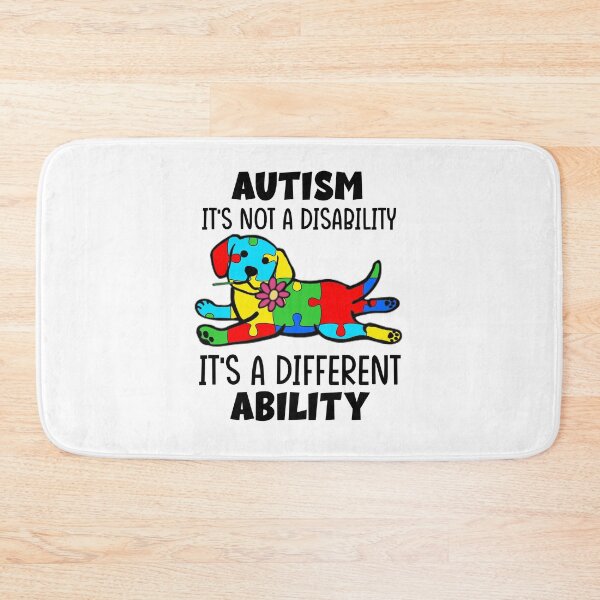 Item preview, Labrador Autism: Autism It's Not A Disability It's A Different Ability designed and sold by AMINE  ★★★★★.
