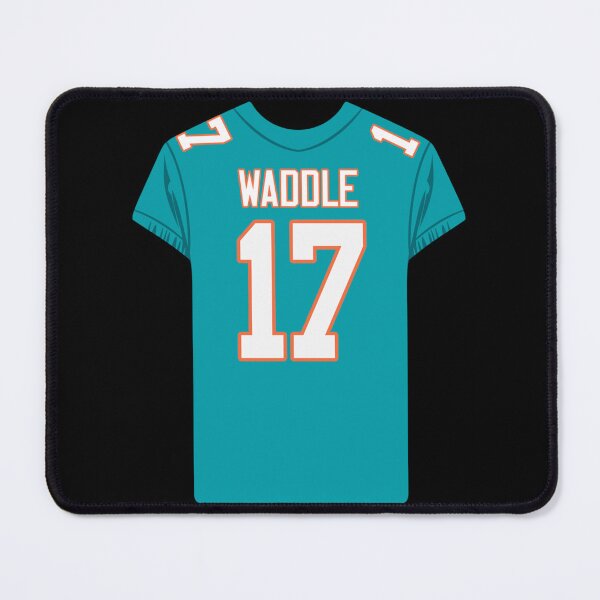 Item preview, Jaylen Waddle 17 Jersey Sticker designed and sold by samirdari7.