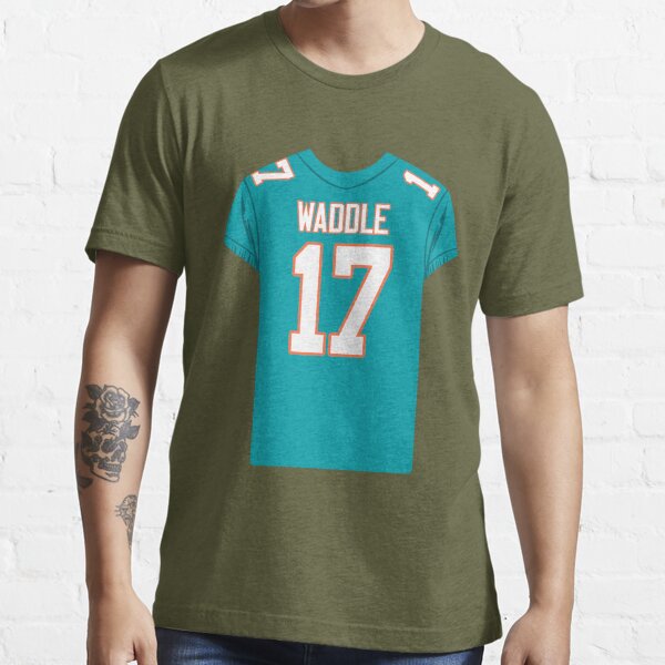 Jaylen Waddle 17 Jersey Sticker Essential T-Shirt for Sale by