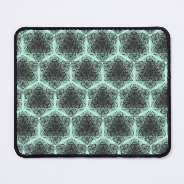 Item preview, Black Green Geometric Lace Patterns 3 designed and sold by BilgePaksoylu.
