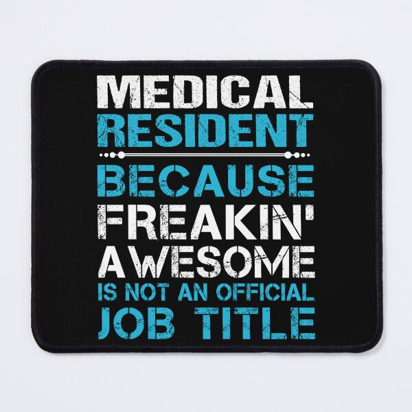 Artikelvorschau, Medical Resident T Shirt - Freaking Awesome Geschenkartikel T-Shirt entworfen und verkauft von miraschroe.
