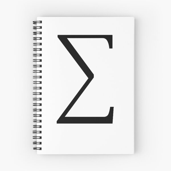 Item preview, sigma symbol in mathematics designed and sold by NoetherSym.