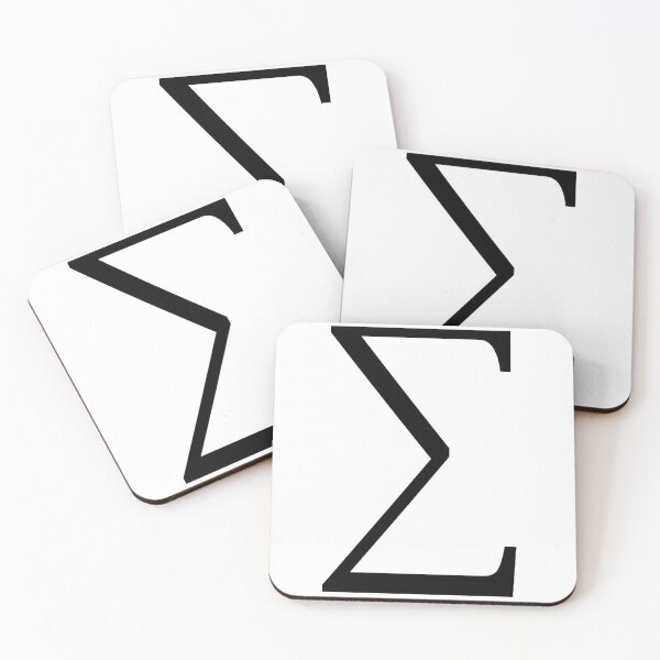 Item preview, sigma symbol in mathematics designed and sold by NoetherSym.