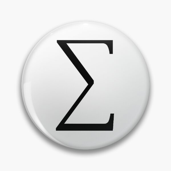 Item preview, sigma symbol in mathematics designed and sold by NoetherSym.