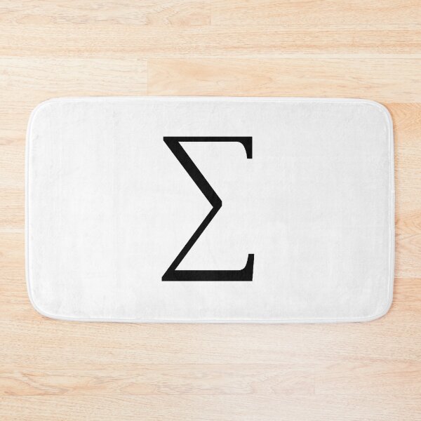 Item preview, sigma symbol in mathematics designed and sold by NoetherSym.