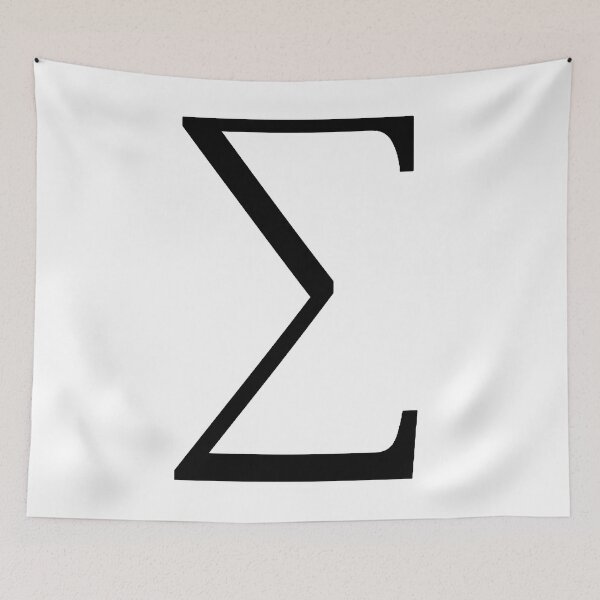 Item preview, sigma symbol in mathematics designed and sold by NoetherSym.
