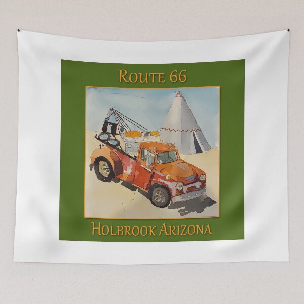 Item preview, Holbrook Arizona Route 66 Tee Pee and Wrecker - WelshDesigns designed and sold by welshdesigns.