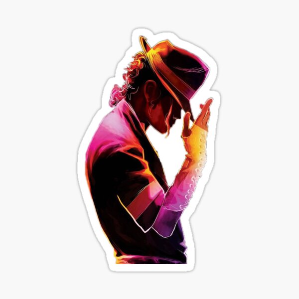 Michael Jackson Moonwalker Dance vinyl sticker / printed vinyl decal