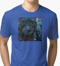 Fishtank Freakout! (Electric Catnip) Tri-blend T-Shirt