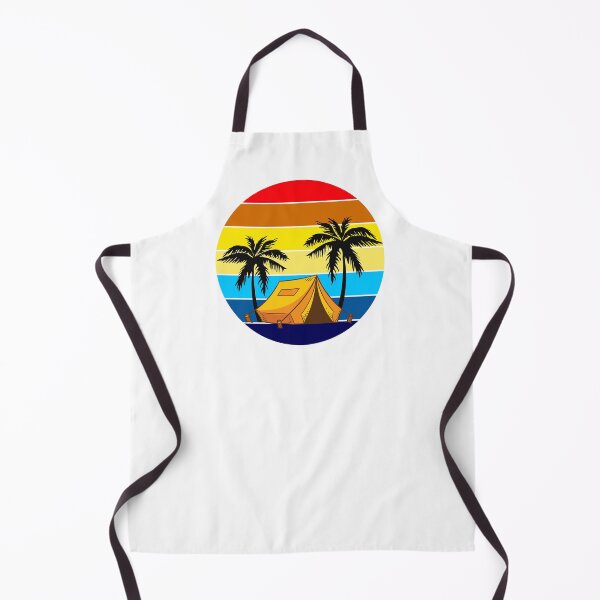 Item preview, Camping on the beach under palm trees by the sea designed and sold by ReneMM.