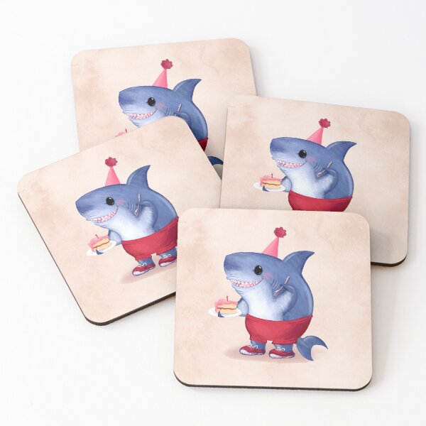 Item preview, Birthday Shark designed and sold by dweebsville.
