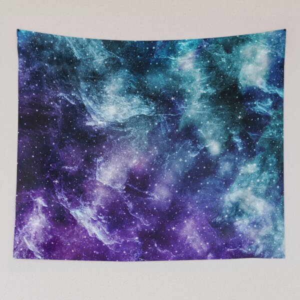 Item preview, Purple Teal Galaxy Nebula Dream #5 #decor #art designed and sold by Anita's & Bella's Art.