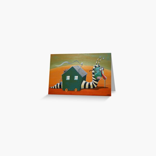Moving house Greeting Card