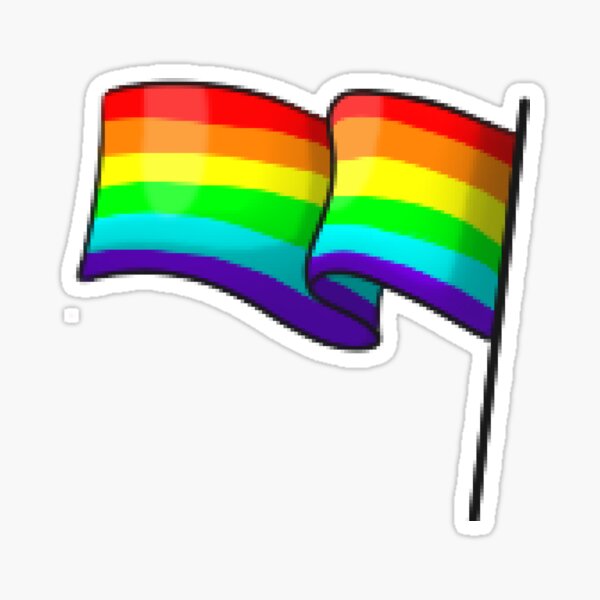 LGBTQI Flag Simple Sticker