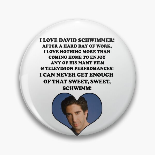 Item preview, I Love David Schwimmer and I am Ready to Talk about It designed and sold by Cerealchair1959.