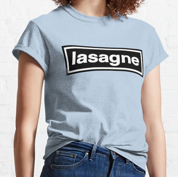 Vista previa del artículo con la obra «Lasagne (Digsy's Dinner) Tributo a la banda OASIS - MADE IN THE 90s», diseñado y vendido por phigment-art.