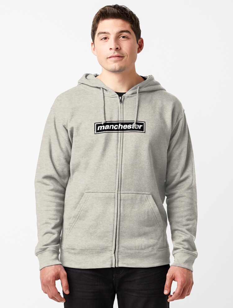 Manchester OASIS Band Tribute MADE IN THE 90s Zipped Hoodie